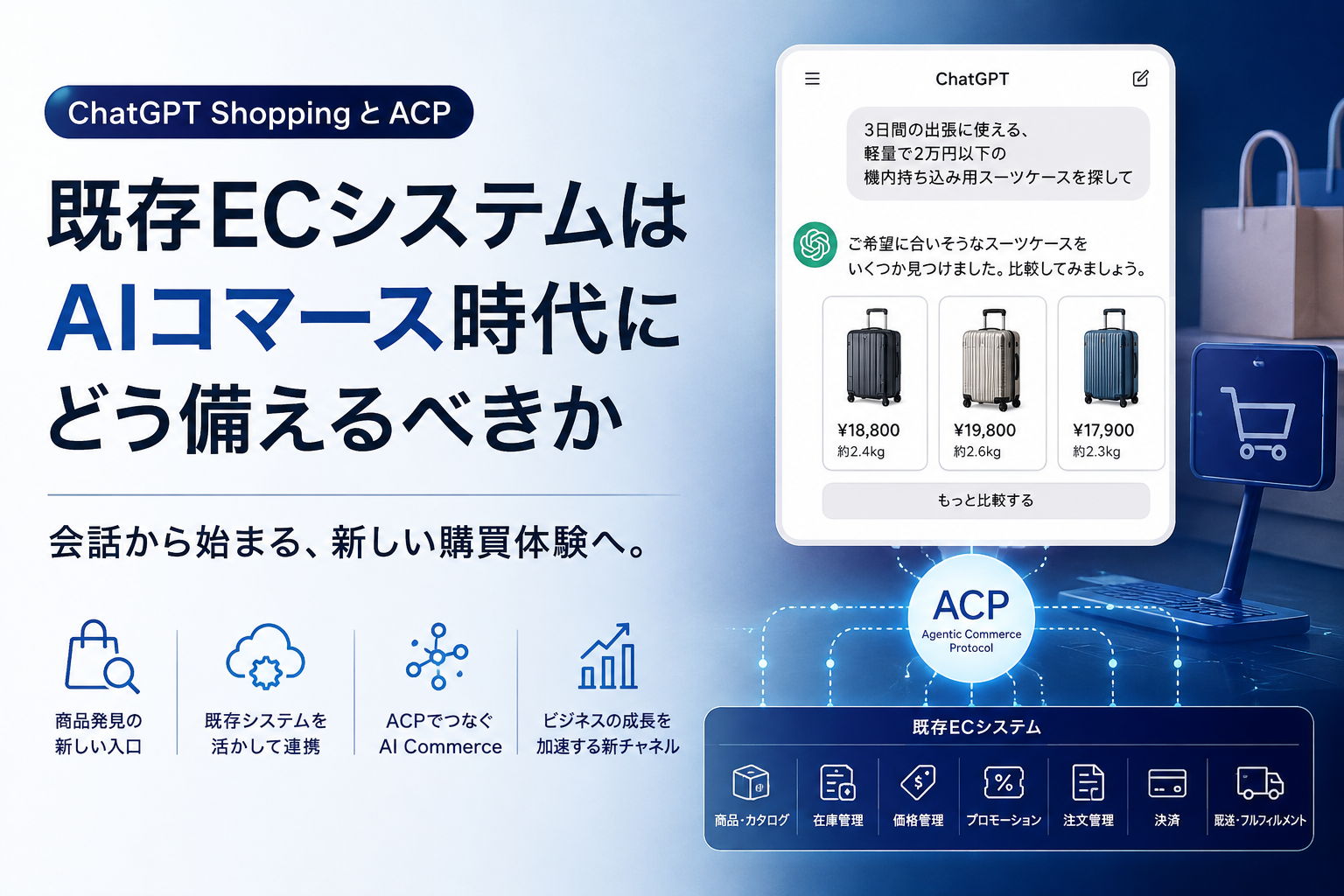 ChatGPT ShoppingとACP：既存ECシステムはAIコマース時代にどう備えるべきか